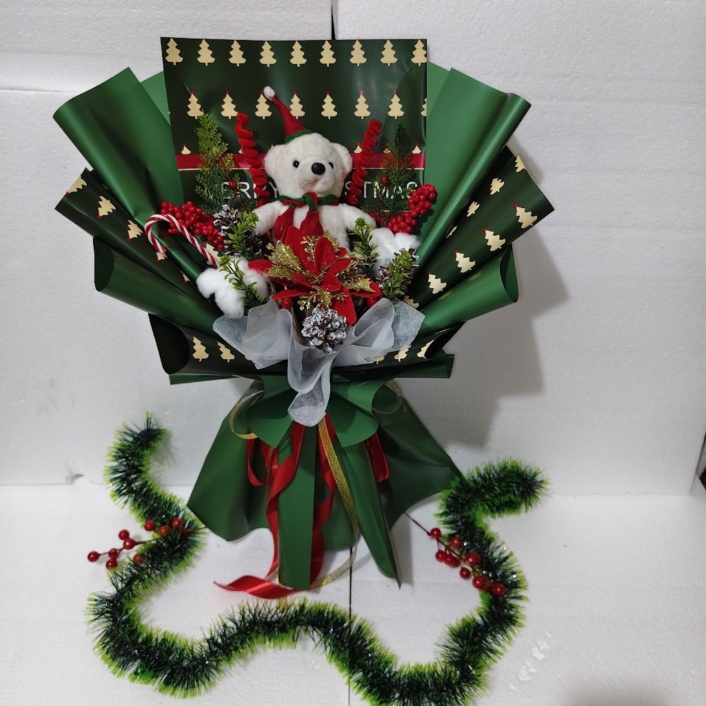 Buket Natal/Gift natal / Kadi natal / merry chrismast / boneka nat