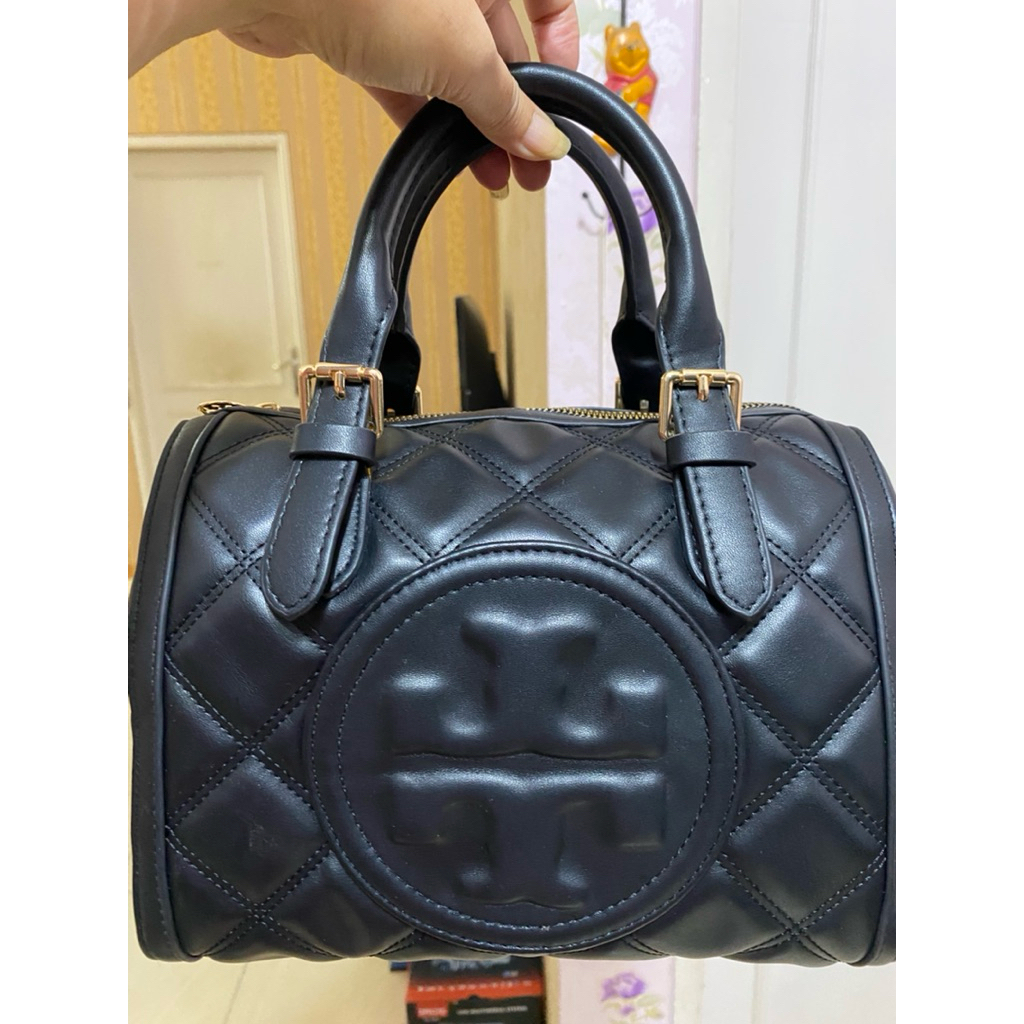 Tory burch tas fashion speedy hitam