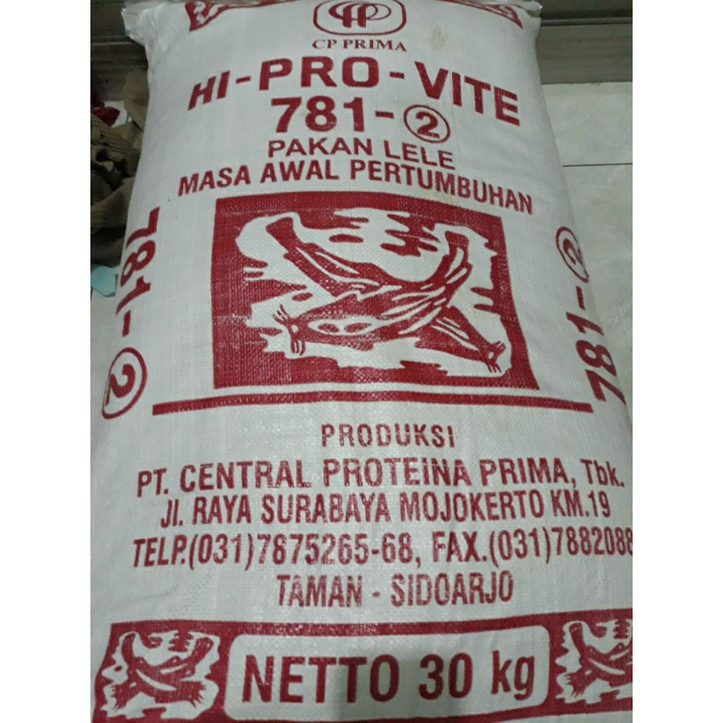 Pelet Por Pakan Ikan  ( 781-1 / 781-2 / 781-3 ) Satu Karung Isi 30kg