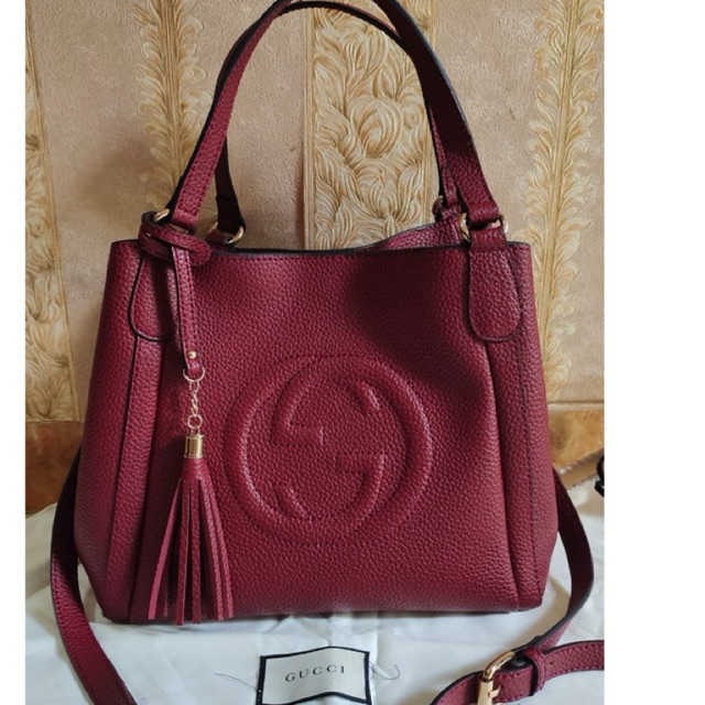 gucci hobo bag fashion merah