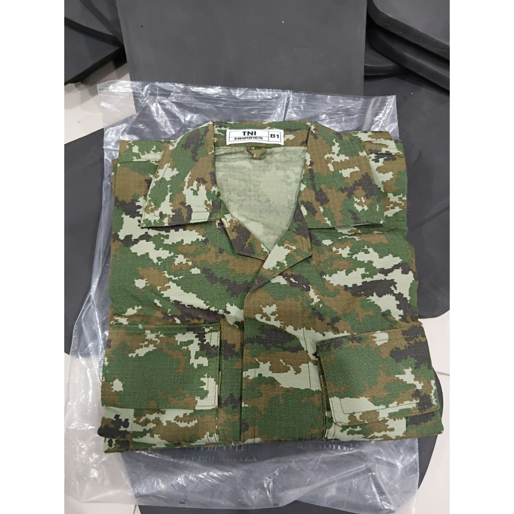Baju PDL Doreng Linud Kostrad / komcad Sage Sritex Terbaru