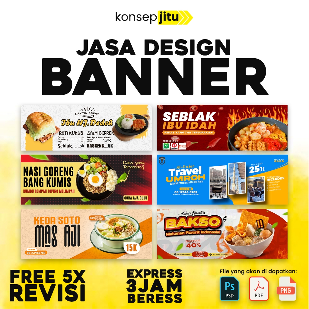 JASA DESAIN | JASA DESAIN BANNER | JASA DESAIN SPANDUK | KONSEP JITU