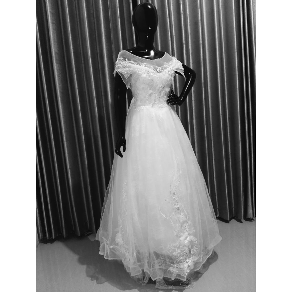 wedding dress,gaun pengantin jumbo