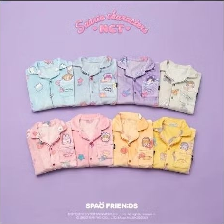 (Ready Stock) NCT 127 Taeyong Sanrio Winter Pyjamas Piyama Ukuran L