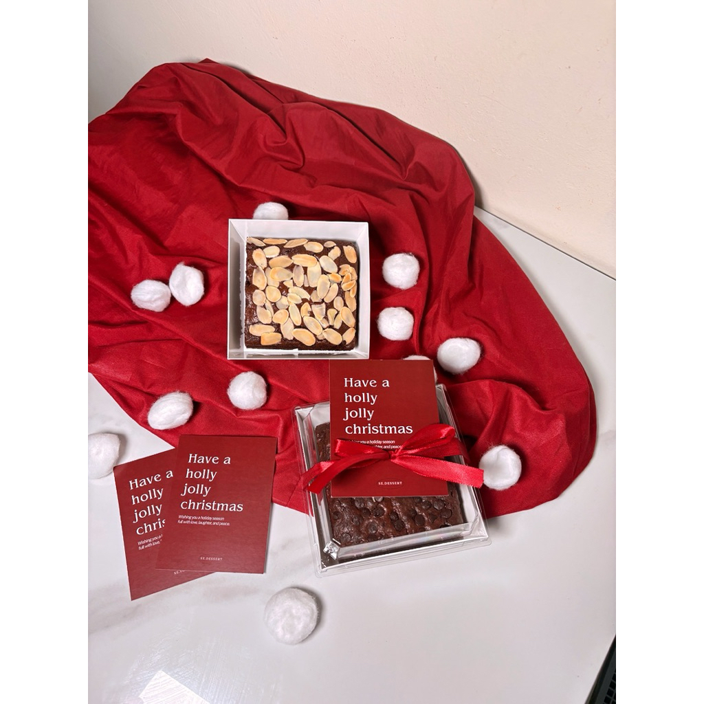 sedessert Christmas Hampers | Fudgy Brownies | Brownies Panggang | Brownies Bites | Brownies Keju | 