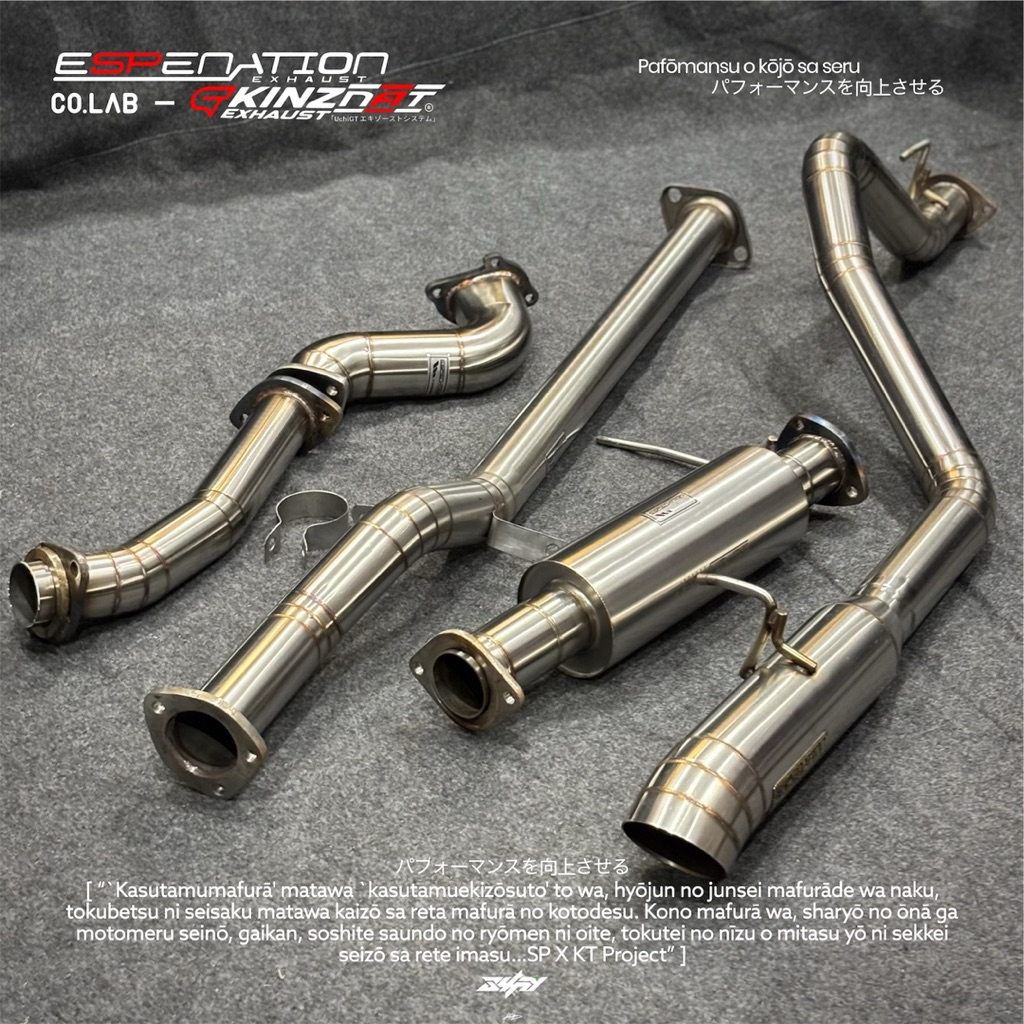 Fullsystem Knalpot Pajero Exceed 4D56 Espenation