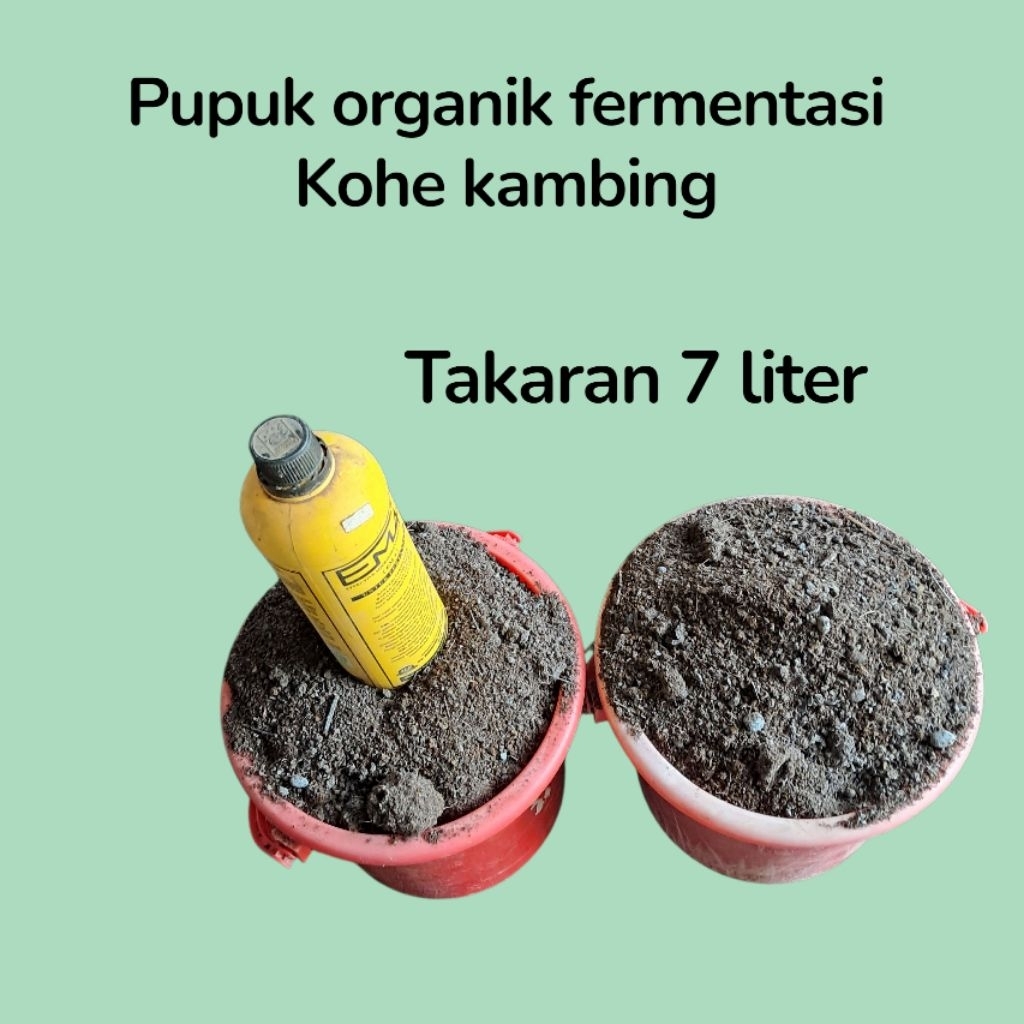 pupuk kambing fermentasi/pupuk organik kohe kambing fermentasi kemasan 5kg