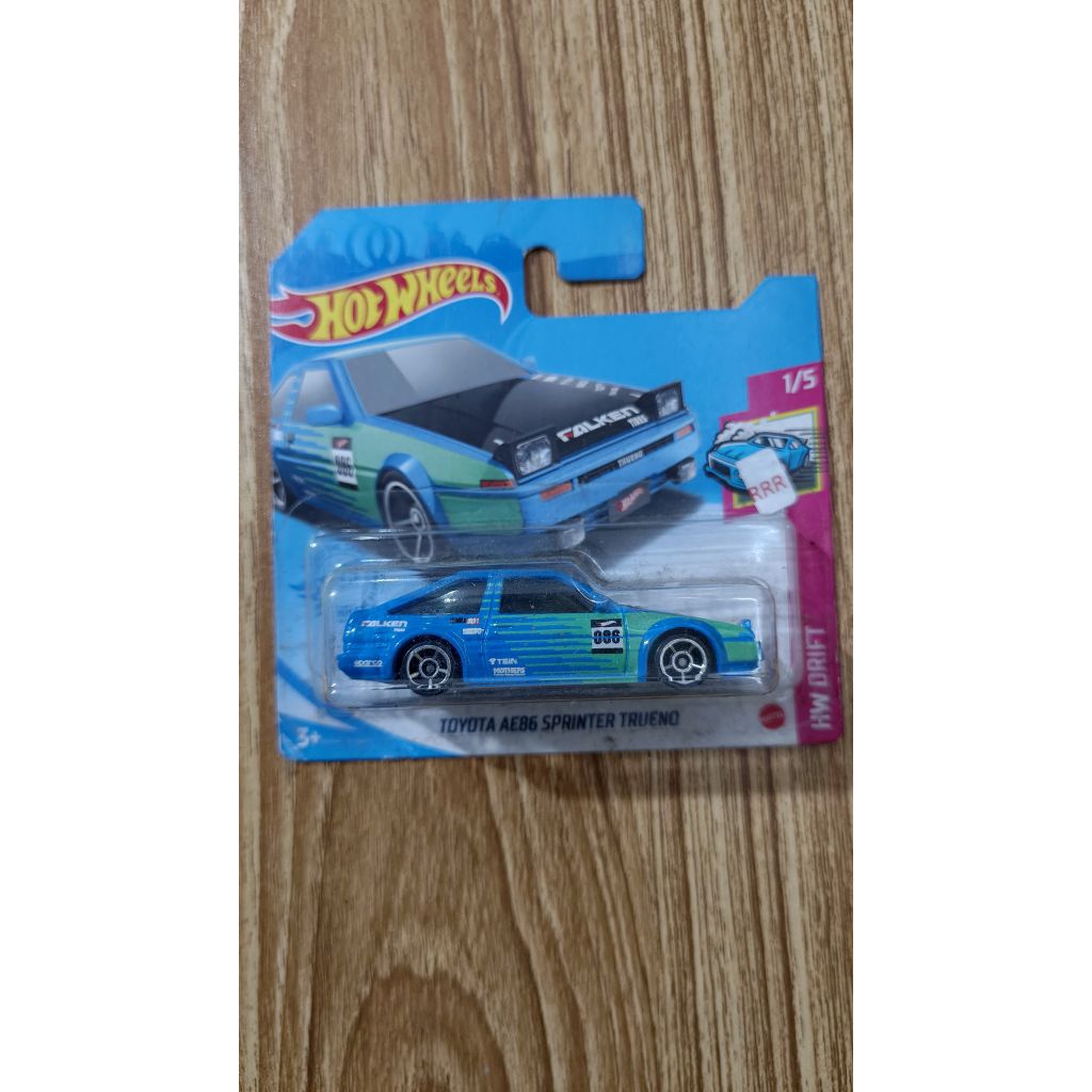 Hot wheels Toyota AE86 sprinter trueno SC Falken