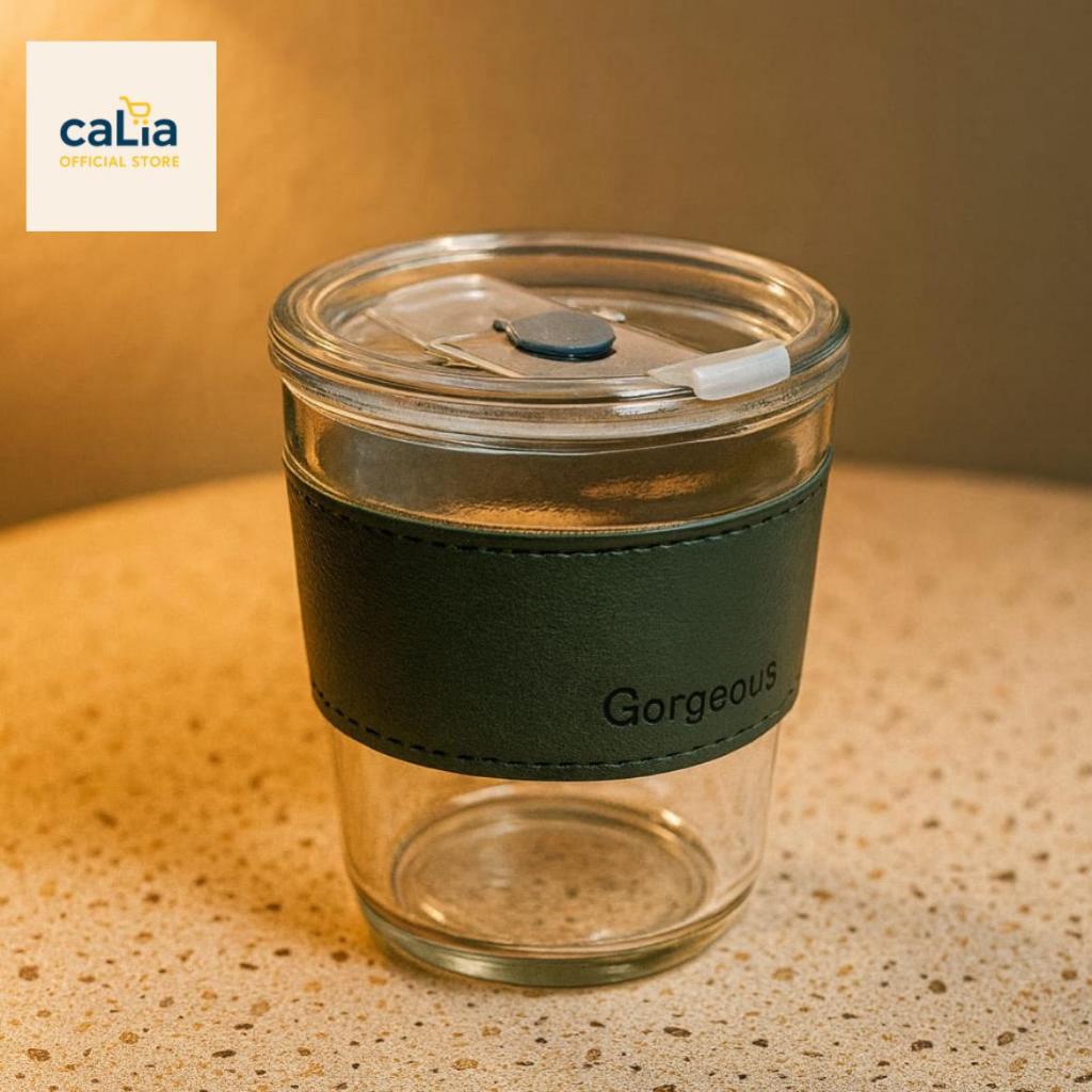 Tumbler Gelas Kaca Aesthetic  | Gelas Kaca