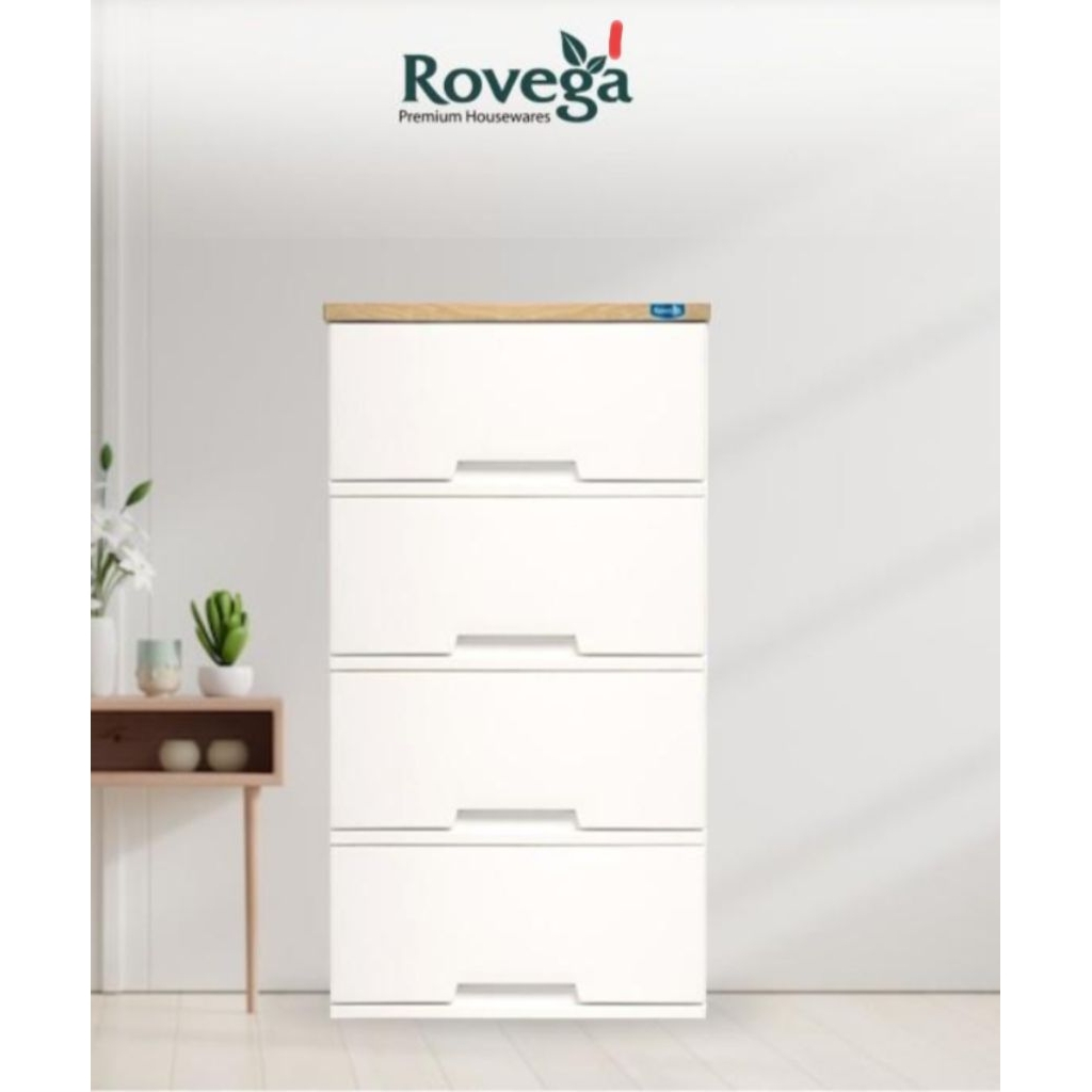 Rovega Magnum Lemari Plastik / Cabinet 4 Susun Polos CMG 430