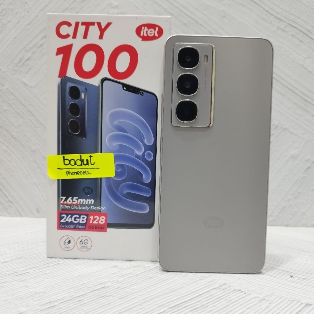 ITEL CITY 100 8/128 6/128GB HP SECOND BEKAS FULLSET