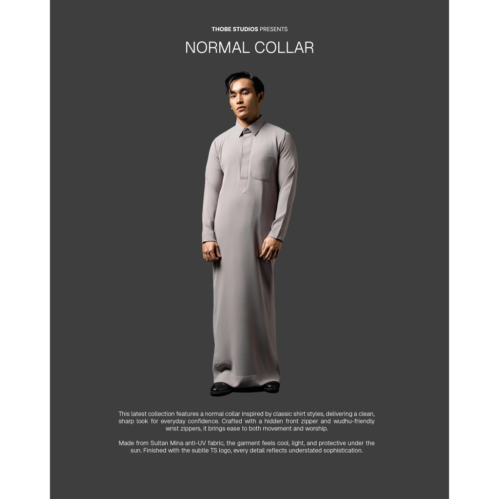[NORMAL COLAR] – THOBE STUDIOS / Thobe Pria Premium Slimfit (UV Protection)