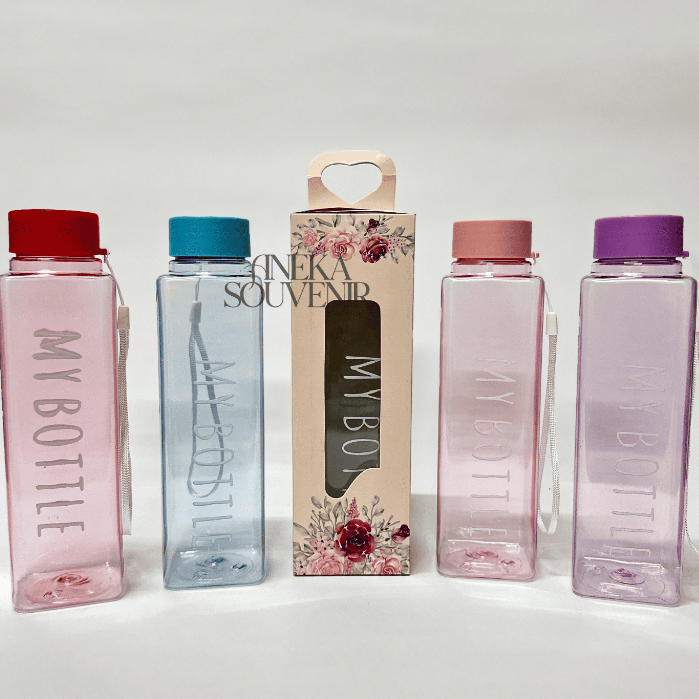 MY BOTTLE 500ML // MY BOTTLE // MY BOTOL // BOTOL MINUM KOTAK MY BOTTLE // BOTOL PLASTIK // SOUVENIR