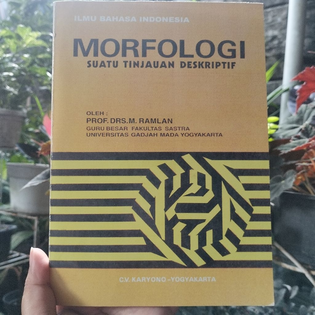 Buku Morfologi Suatu Tinjauan Deskriptif M. Ramlan Preloved