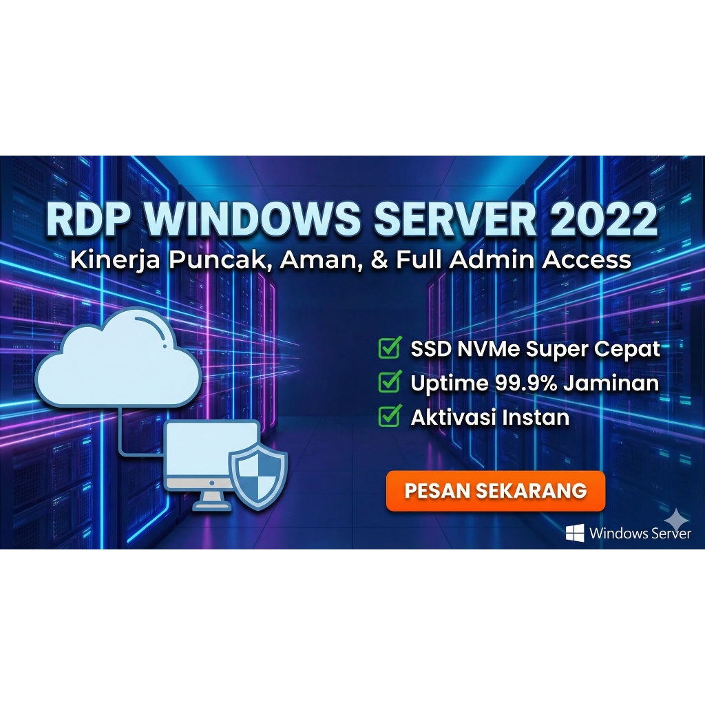 RDP Windows Server Mingguan