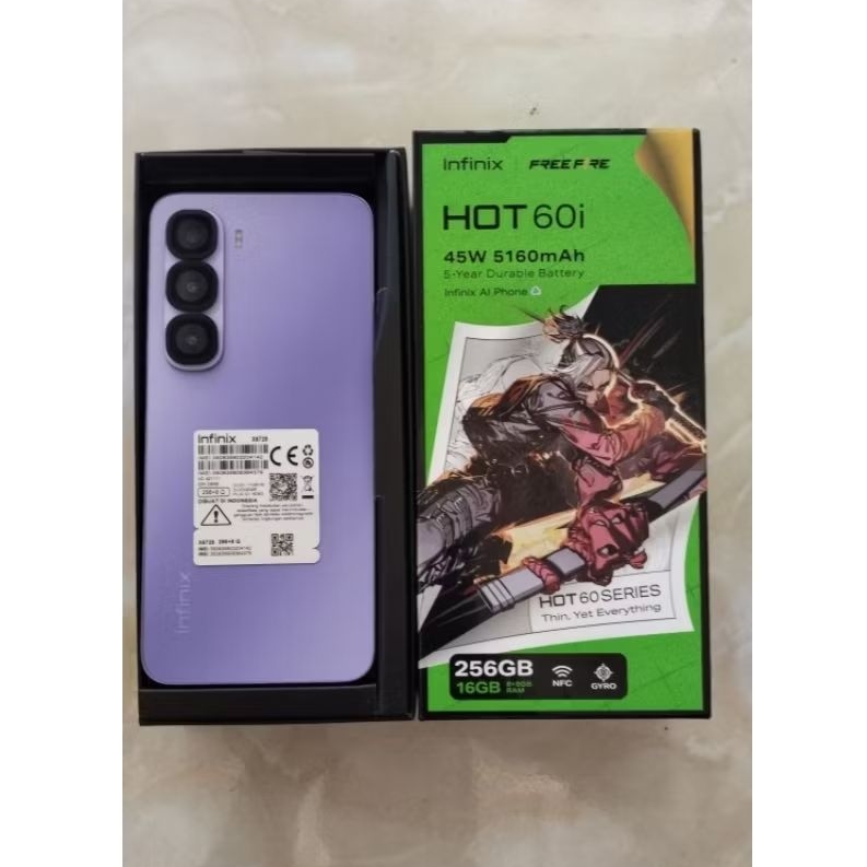 Infinix Hot 60i 8/256 Second Fullset