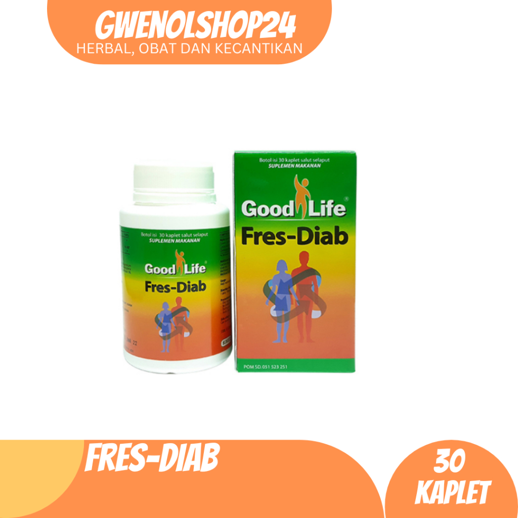 Good Life Fres - Diab 30's Kaplet Botol Simex | Vitamin Penderita Diabetes
