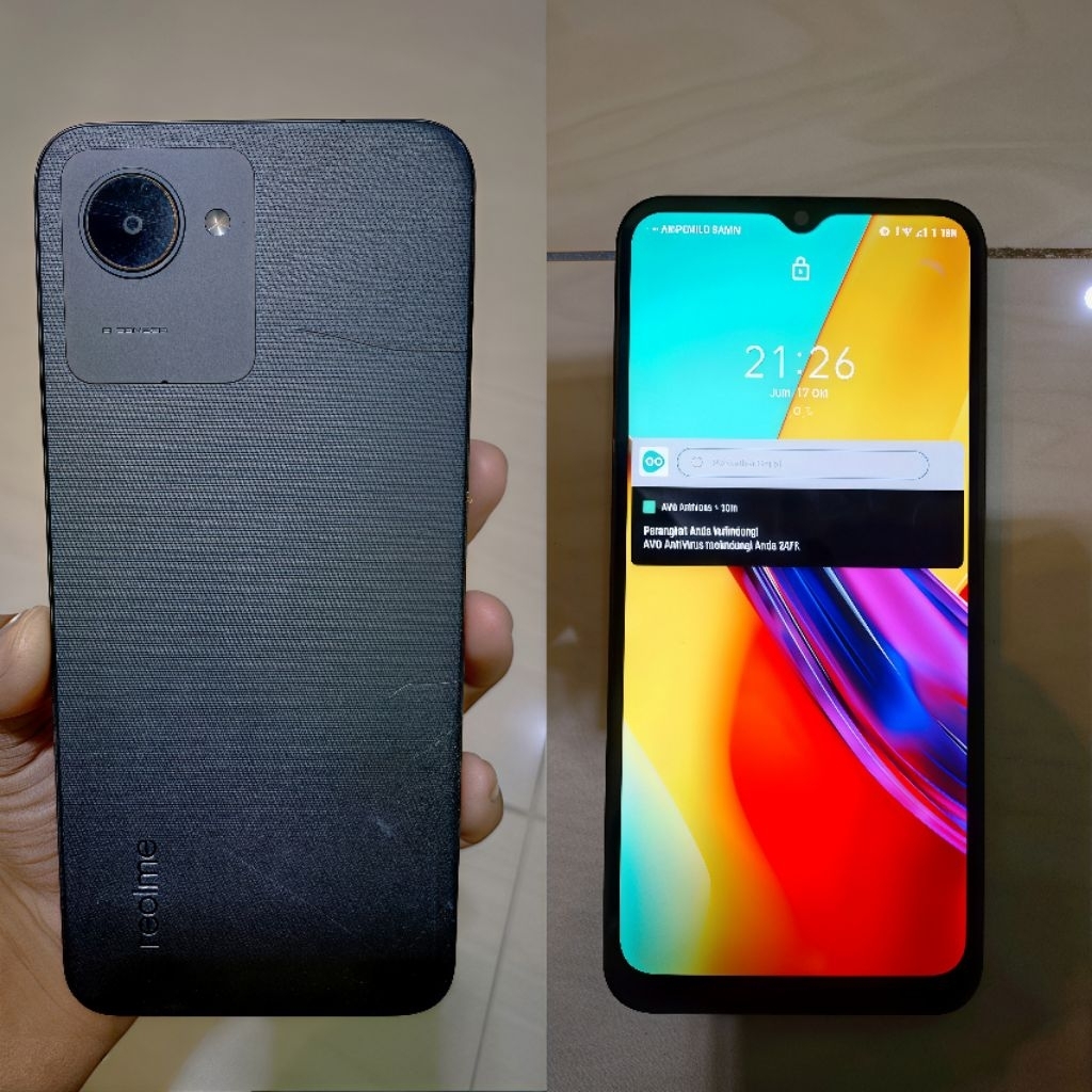 jual Realme C30 second no minus