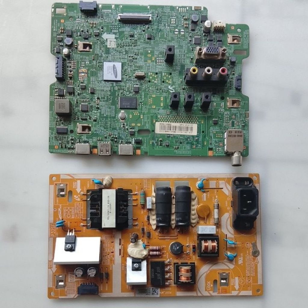 Mainboard dan Power Supply TV LED SAMSUNG HG32AE460FK HG32AE460