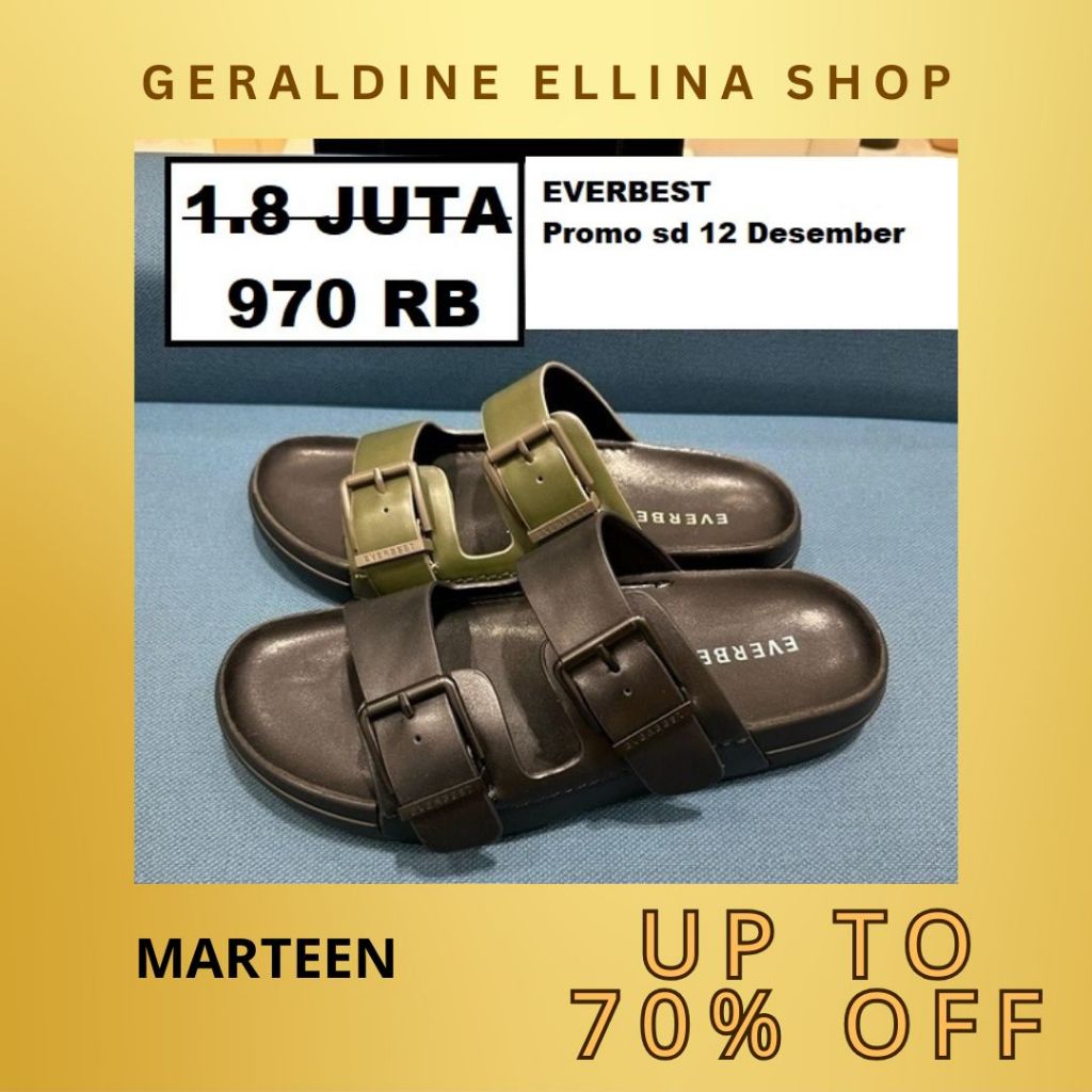 Sandal pria SALE Everbest 100% original seri MARTEEN