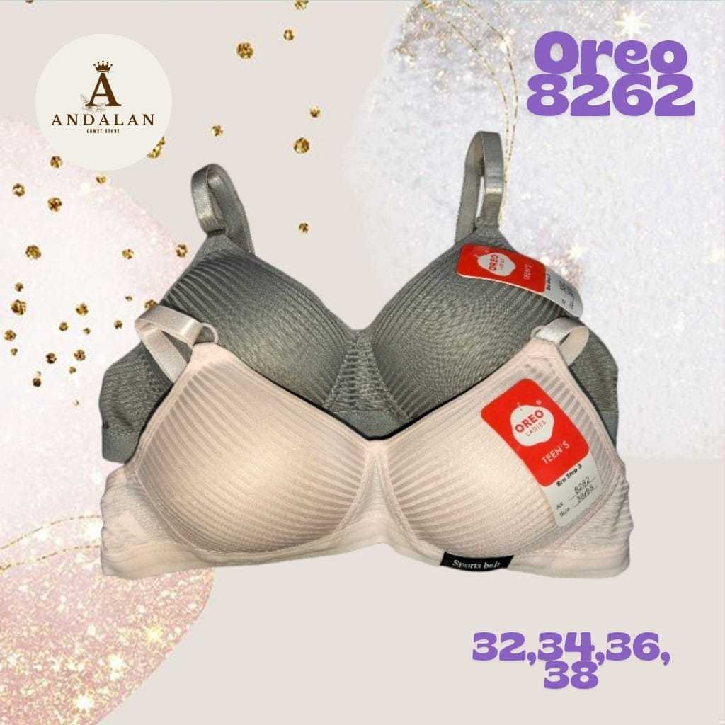 BRA WANITA OREO-8262  CUP A(KECIL) KAIT 3 / BH PEREMPUAN REMAJA DEWASA HALUS