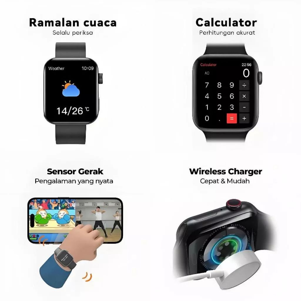 BIG SALE SmartWatch S10 PRO MAX Original Bergaransi 2.3" AMOLED HD Jam Tangan Pintar Smart Watch