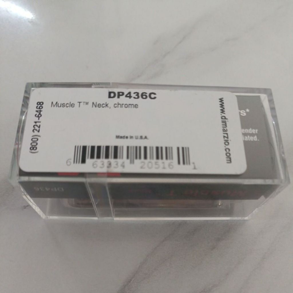 DiMarzio DP436 dp436c Muscle T Neck Single-coil Pickup - Chrome