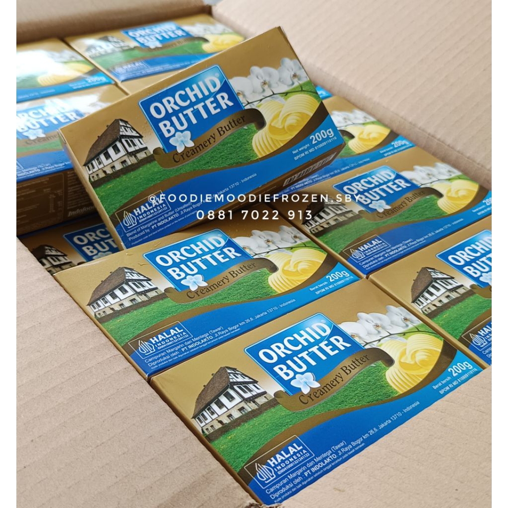 ORCHID UNSALTED BUTTER 200GR