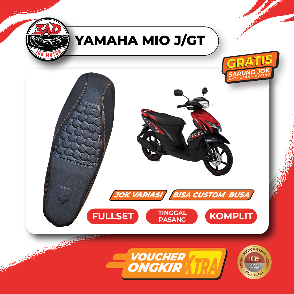 Jok Motor Mio J Mio GT Fullset Variasi Siap Pasang I Jok Yamaha Mio 2012-2014