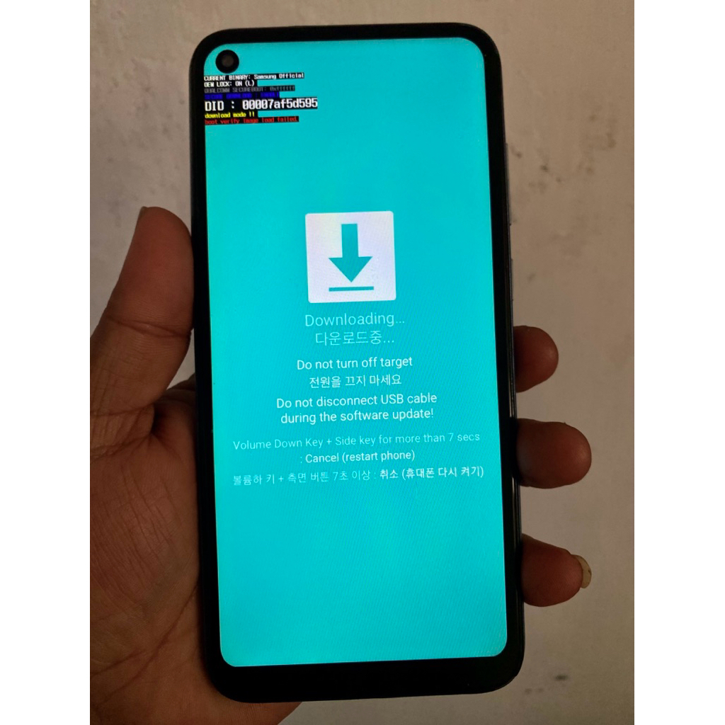 LCD samsung A11/M11 original copotan plus bak
