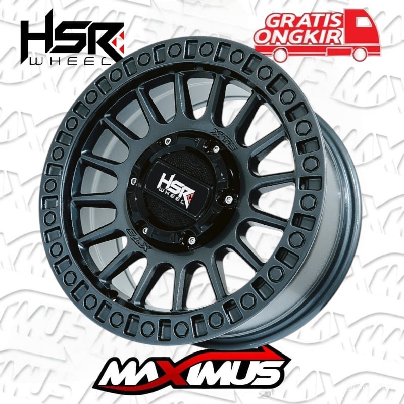 Velg Semi Offroad R15 XTS05 HSR R14 Lebar 7 Pcd 9X114,3 Innova Camry Alphard Rush CR-V Civic HR-V R1