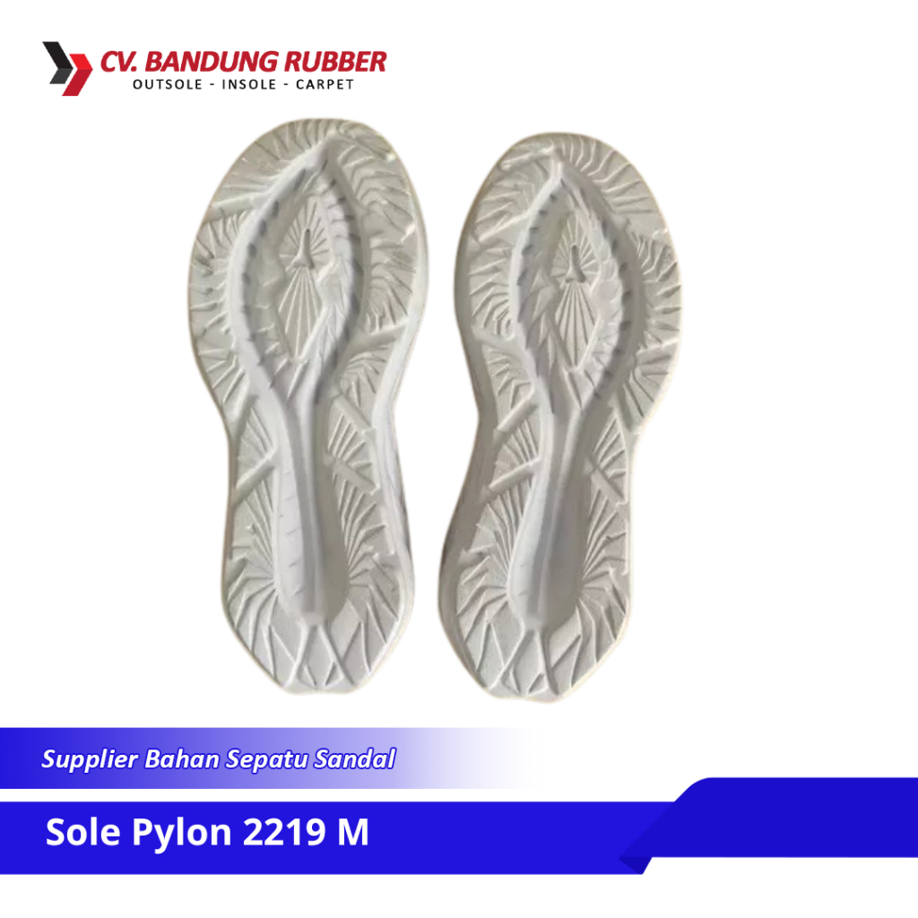 Outsole Pylon 2219 M Putih Untuk Sepatu Lari Pria Sol Sepatu Running Pria Sol Sepatu Jogging Sol Sep