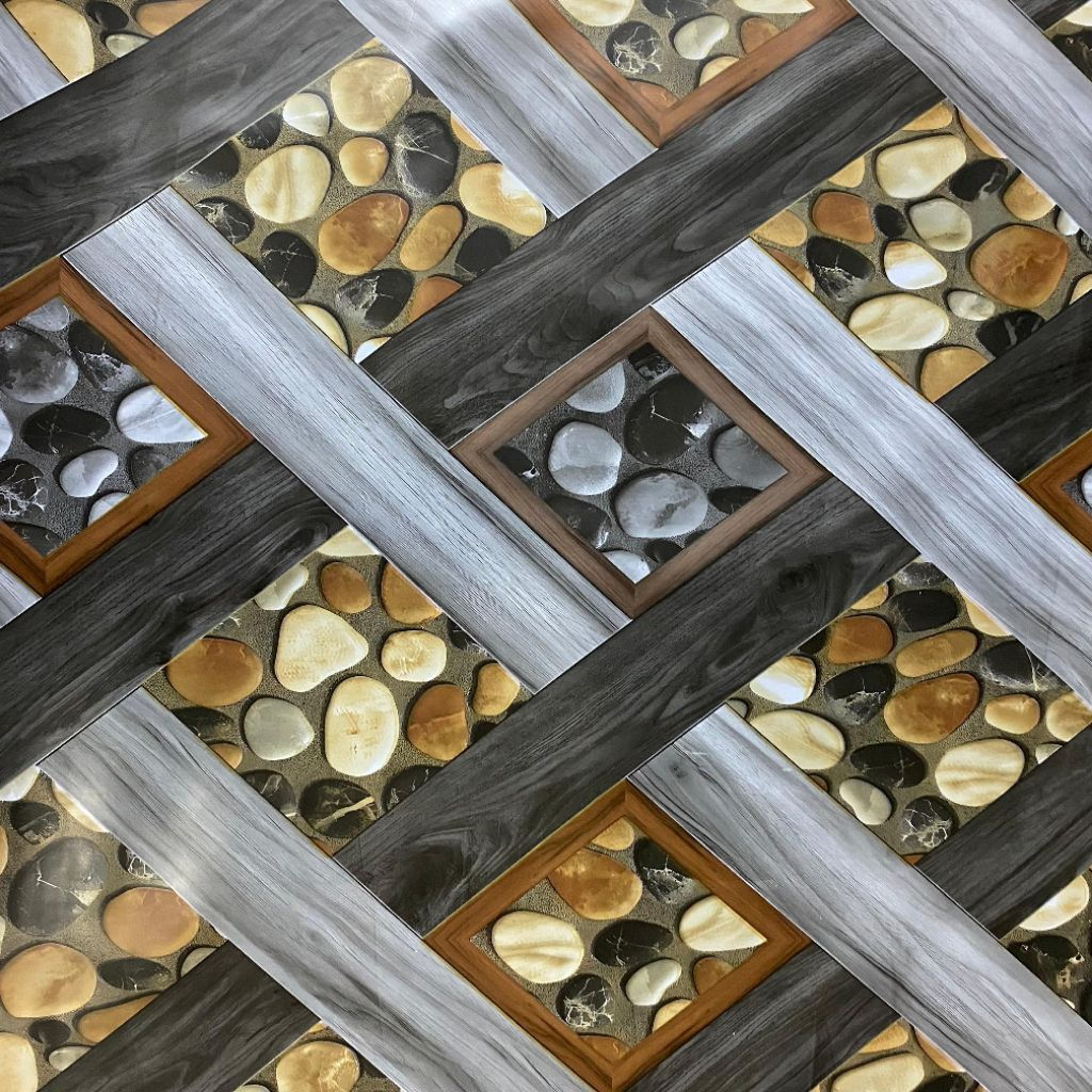 Karpet Lantai/Meja Plastik/Vinyl Lebar 120cm x 15mtr - LV18 - ABU ROLL