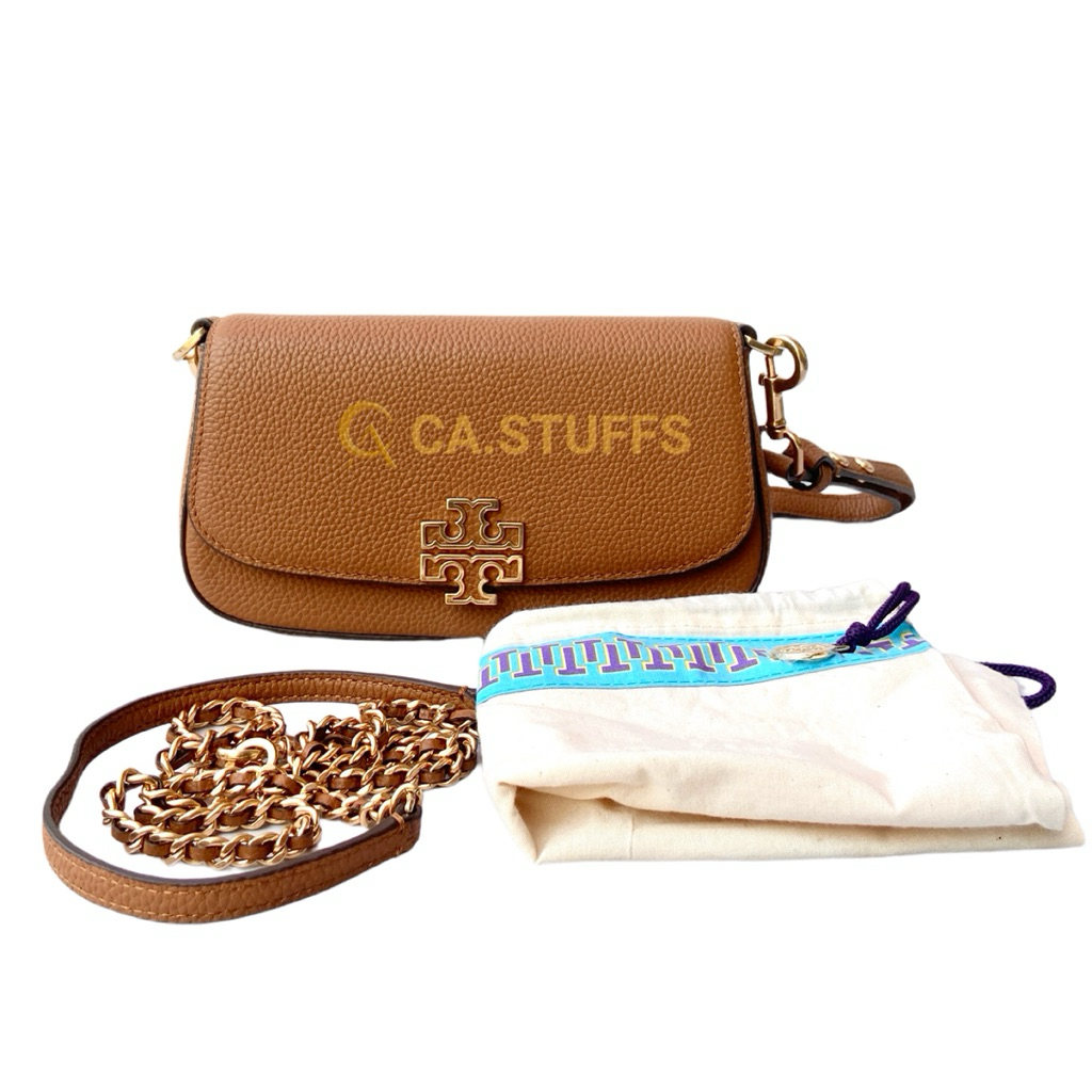 Preloved Tory Burch TB Britten Gen 2 Convertible Crossbody/Shoulder Bag in Tiramisu