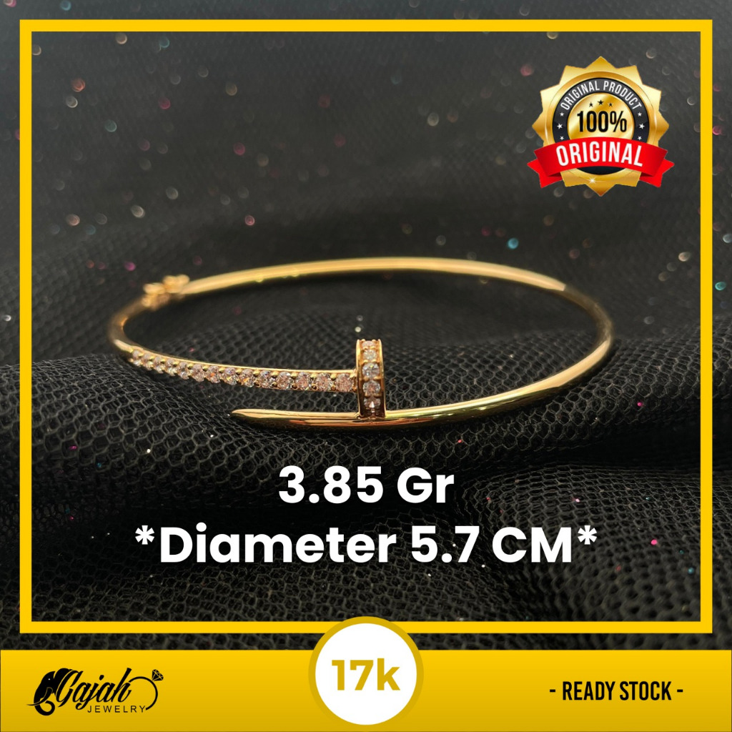 Gelang Emas 17K - Toko Emas Gajah - 3.85 Gram 8107
