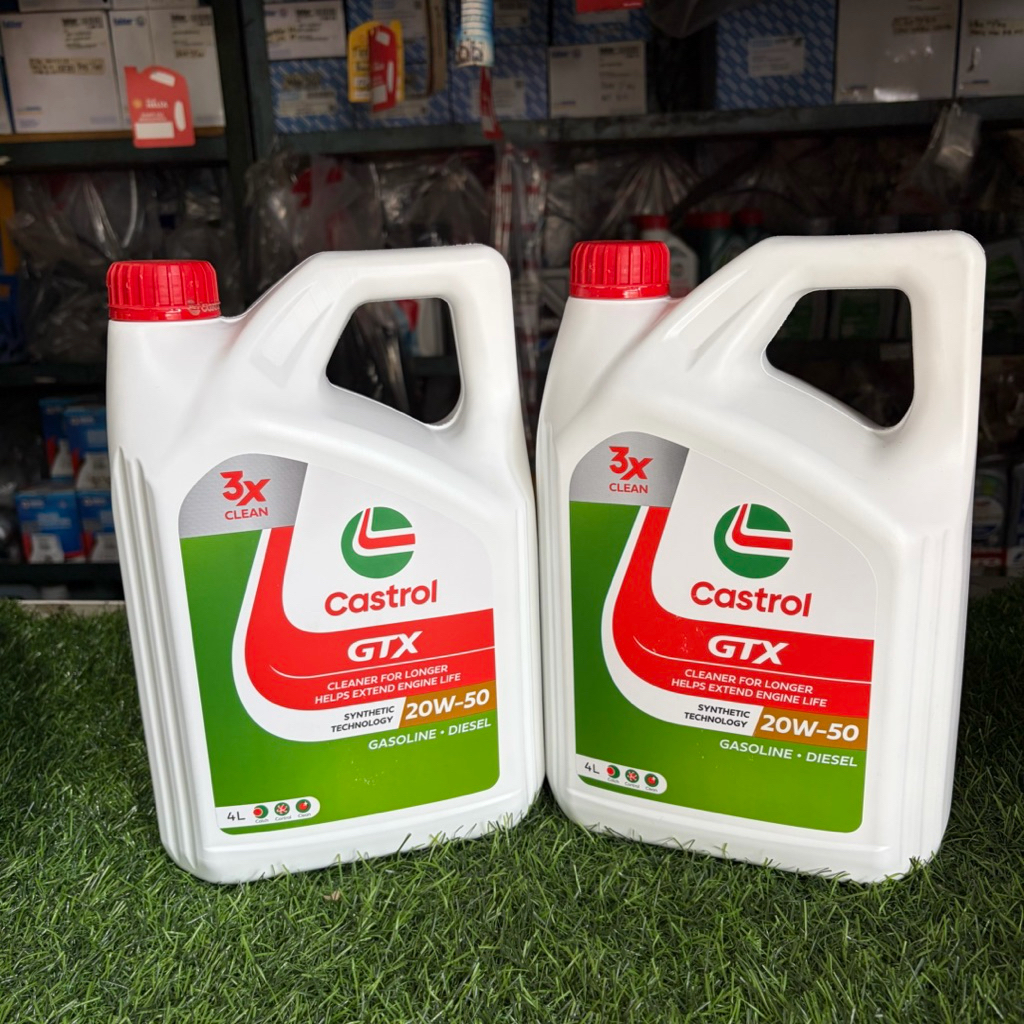 OLI CASTROL GTX 20W-50 API SL/CF SYNTHETIC TECHNOLOGY ORIGINAL OIL