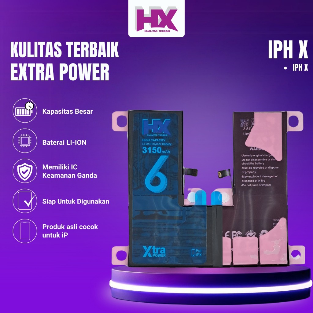 BATTERY HX IPHONE X