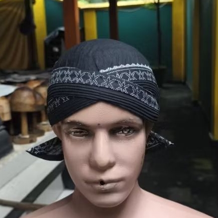 Blangkon Sunan Kalijaga, bisa di cuci di lipat full jahitan tanpa kertas, adat Jawa, pakaian tradisi