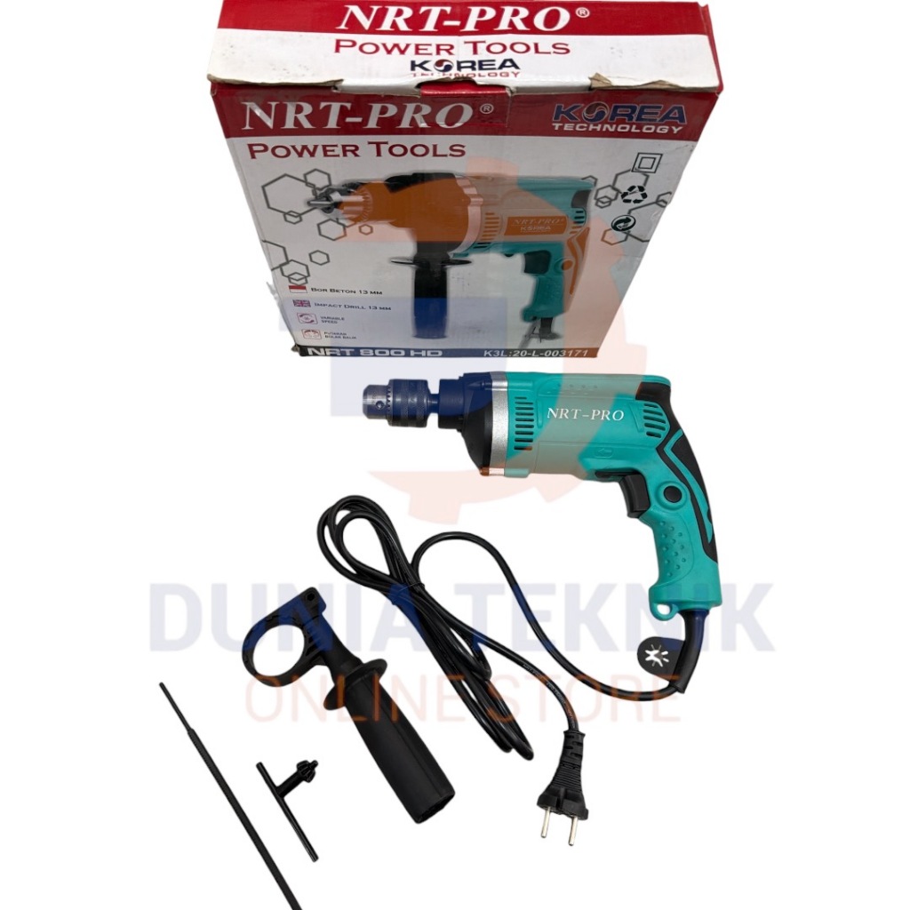 Mesin Bor NRT PRO 800 HD / Impact Drill NRT Bor Tembok 13mm NRT 800 HD 13 mm