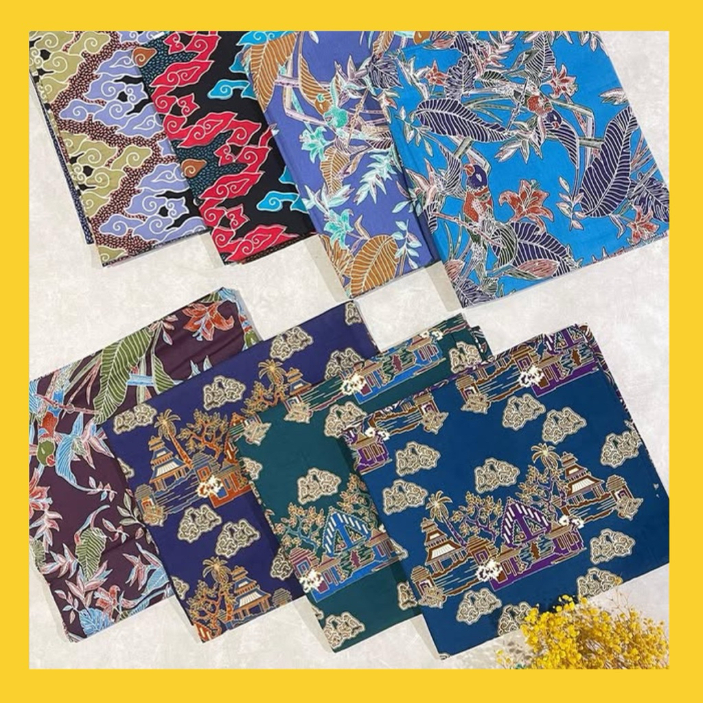 Kain Batik Katun Handprint Khas Trusmi Cirebonan