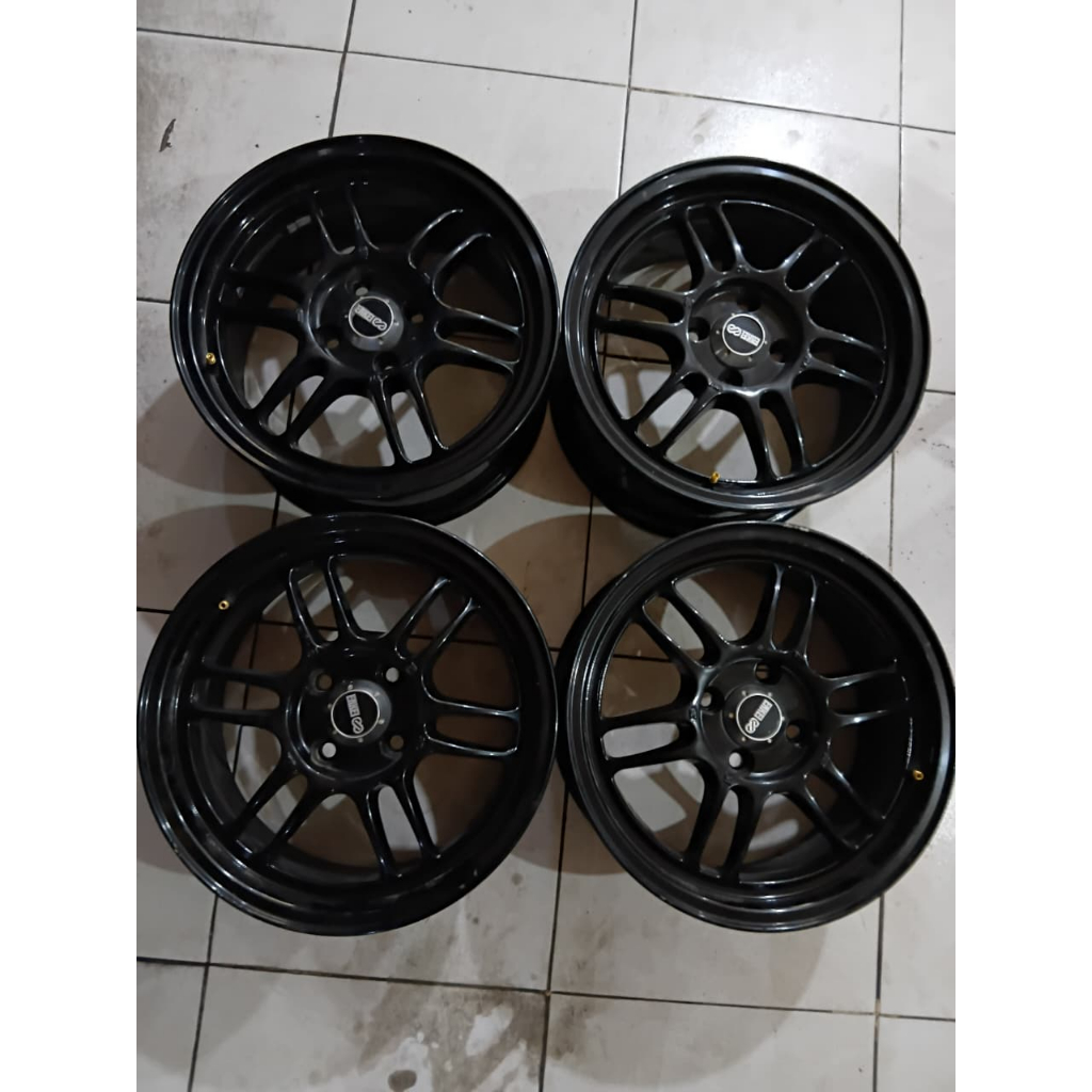VELG MOBIL SEKEN SECOND RING 15 RACING ENKEI RPF R15 4X100 AGYA AYLA SIGRA CALYA JAZZ BRIO YARIS DLL