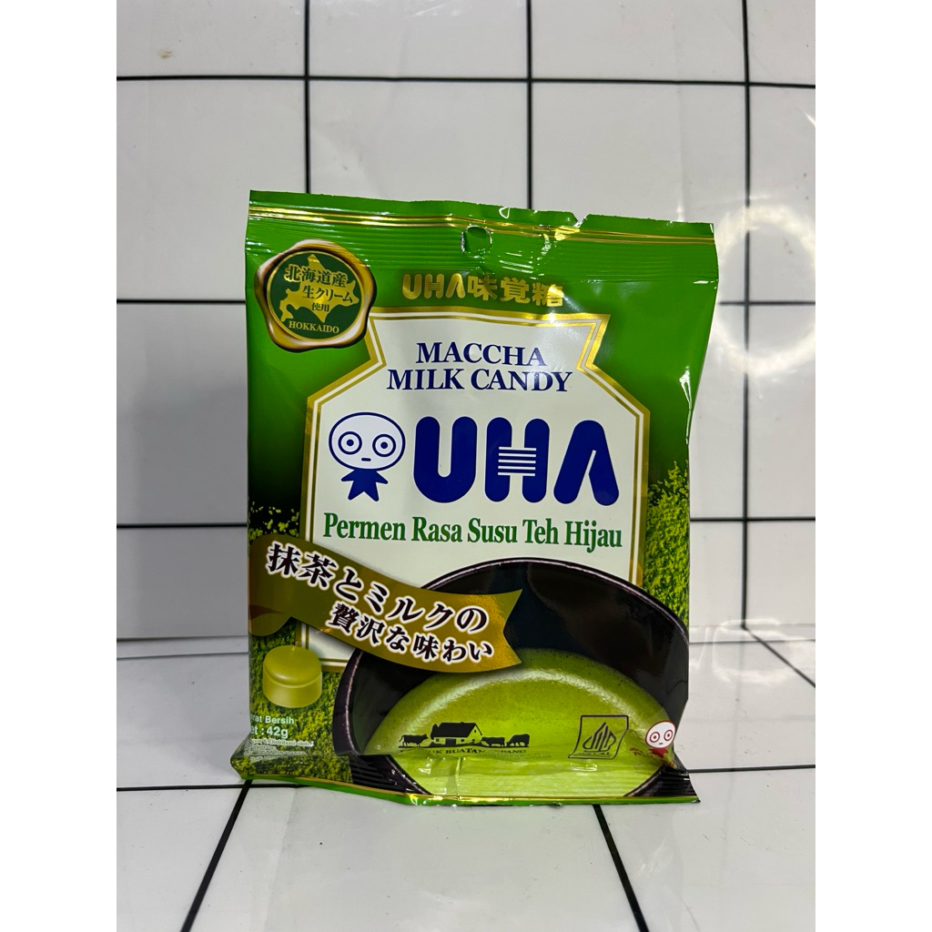 Uha matcha milk candy 41gr
