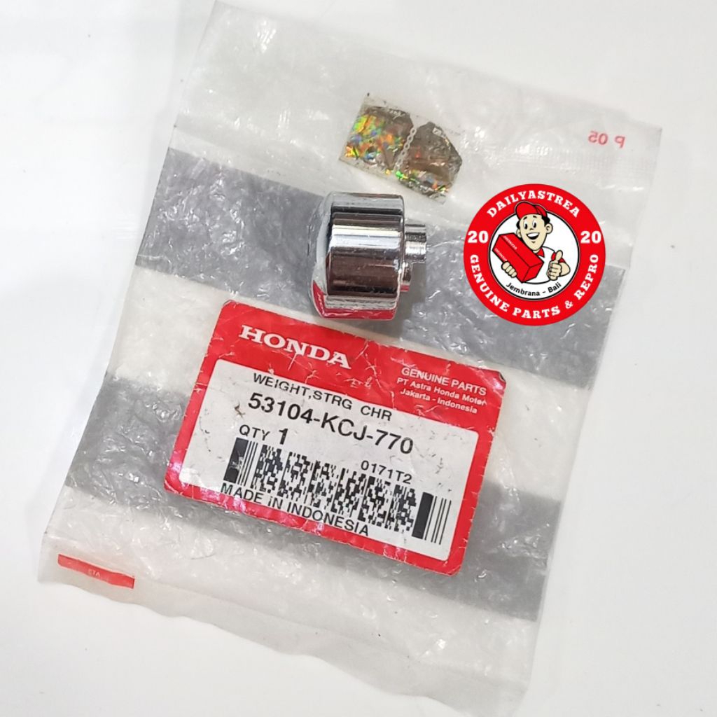 BANDUL JALU STANG SETANG CHROME KROM CROM HONDA TIGER LAMA REVO ORIGINAL ORI AHM 53104-KCJ-770