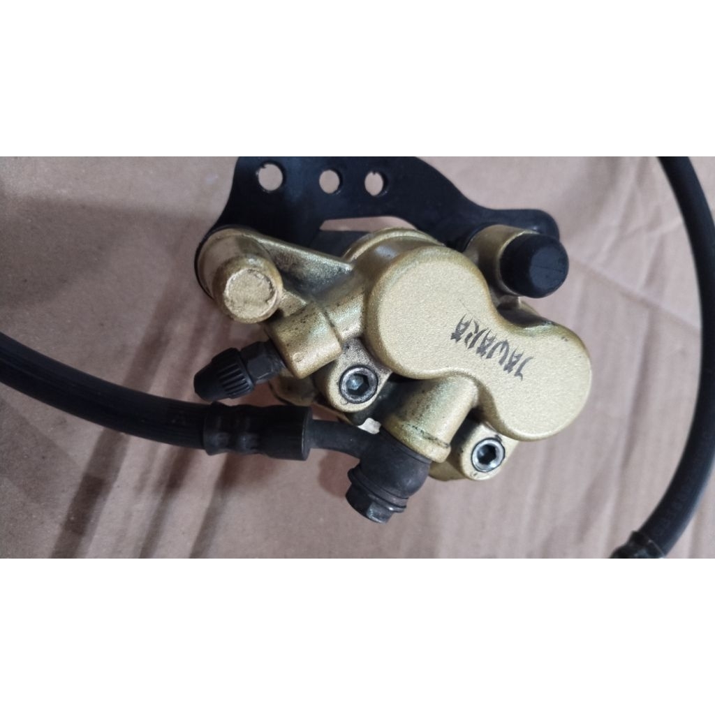 kaliper rem + piringan cakram motor smash 110 copotan