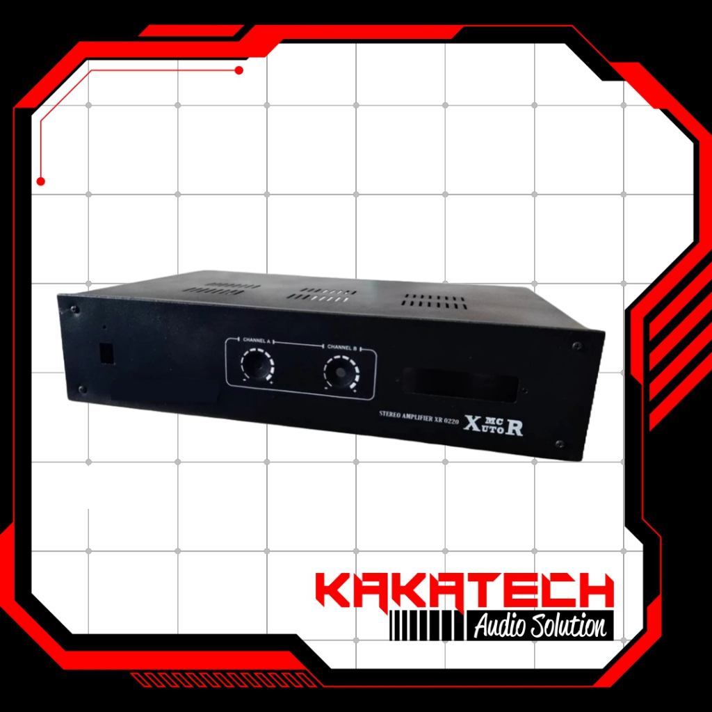 Box Power Amplifier XR 0220 USB 45x30x10 Cm