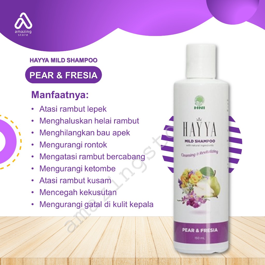 Hayya Shampo Pear & Presia HNI HPAI || Sampo