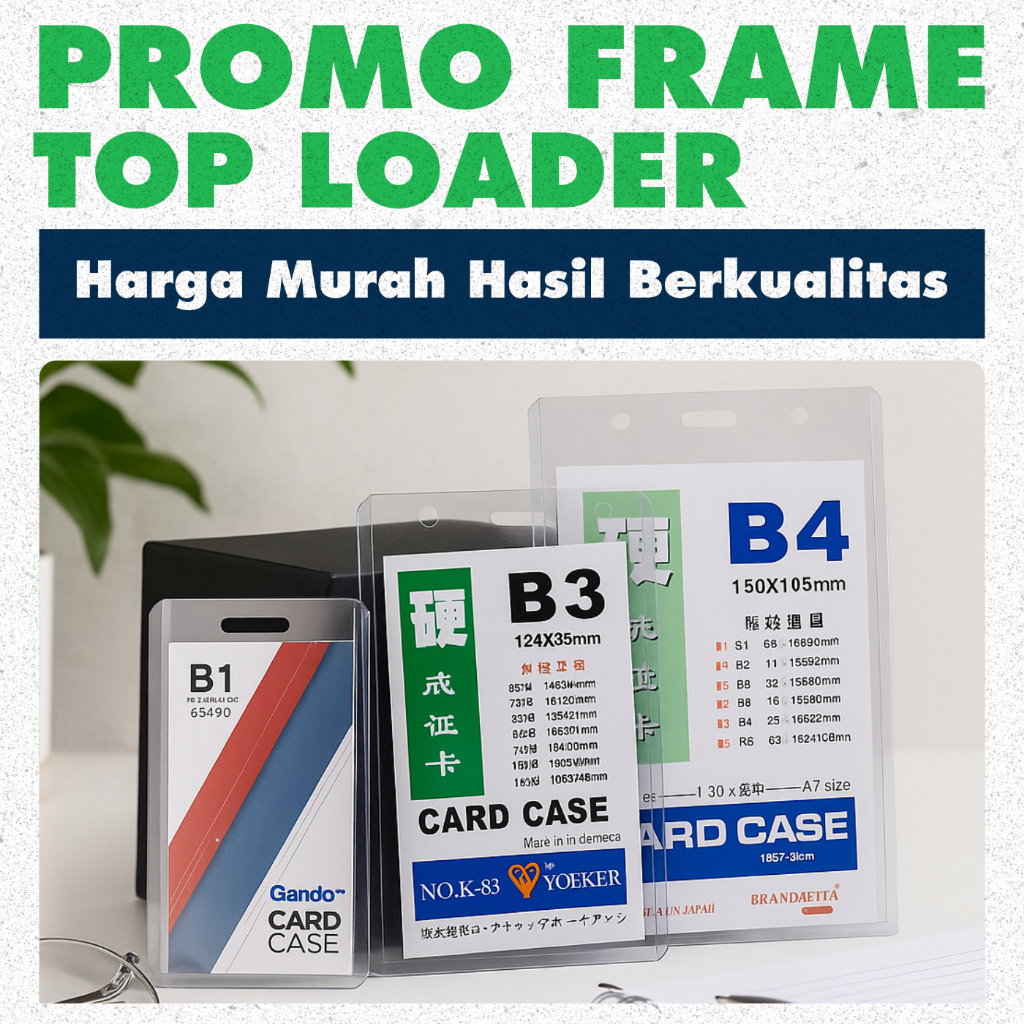 Tempat Id Card Name Tag Acara Panitia Bahan Plastik Lentur