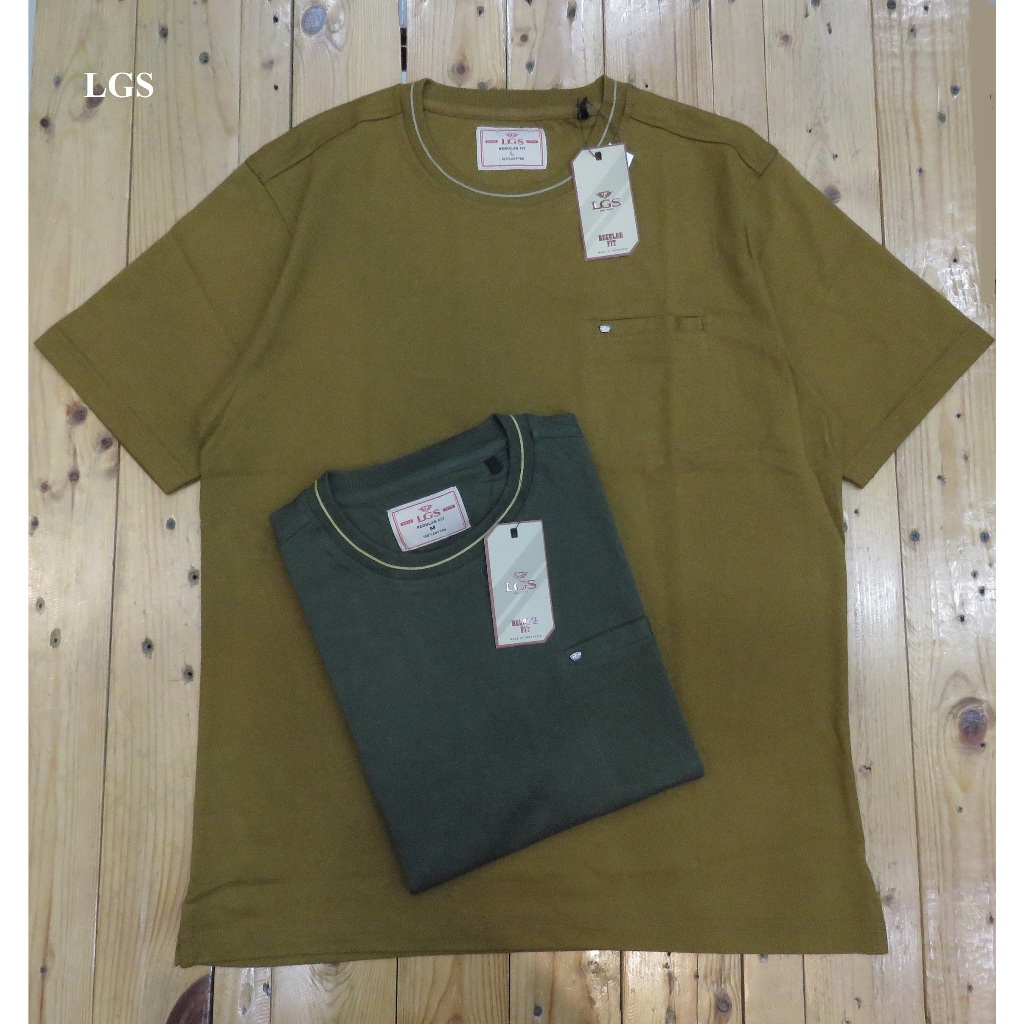 KAOS OBLONG LENGAN PENDEK PRIA REGULAR FIT  MEREK LGS  PRICE Rp.259.900