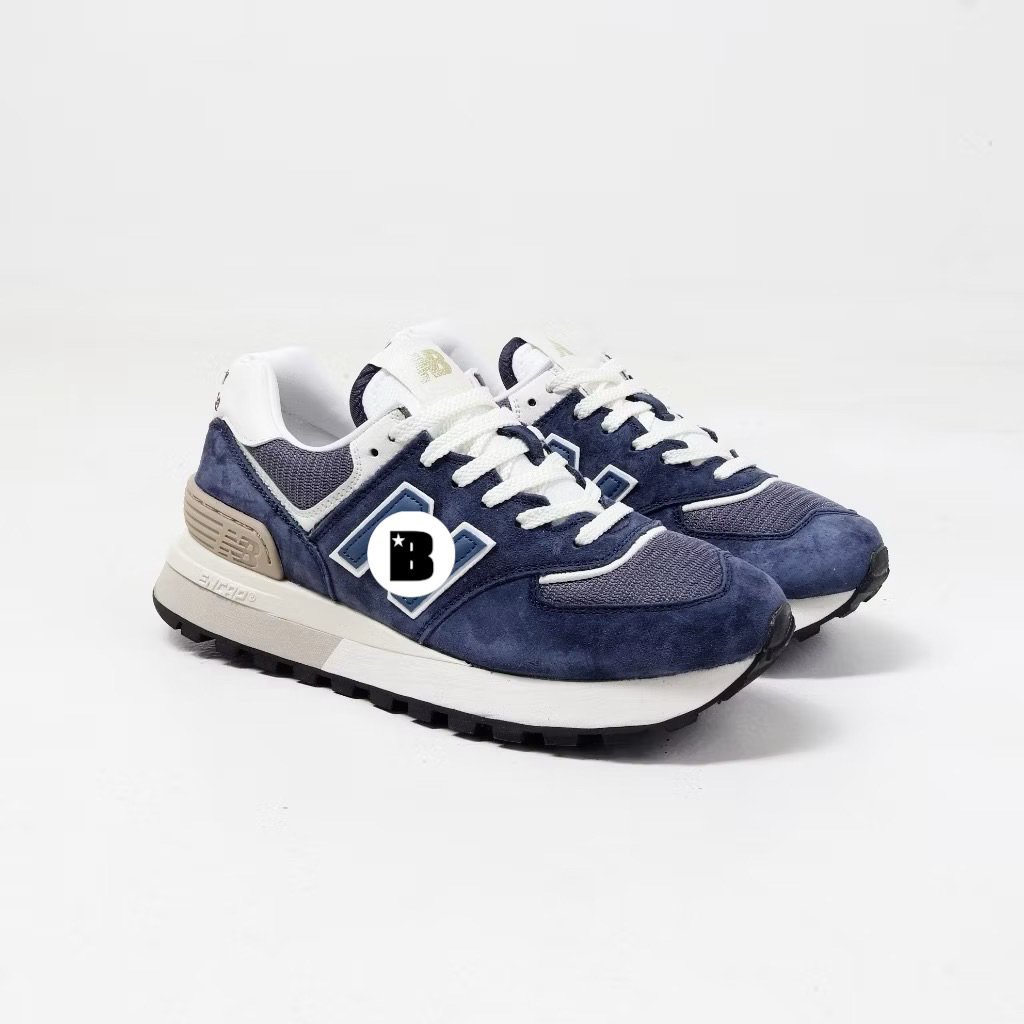 BNCH Sepatu Casual Pria NB 574 Navy Legacy BNIB
