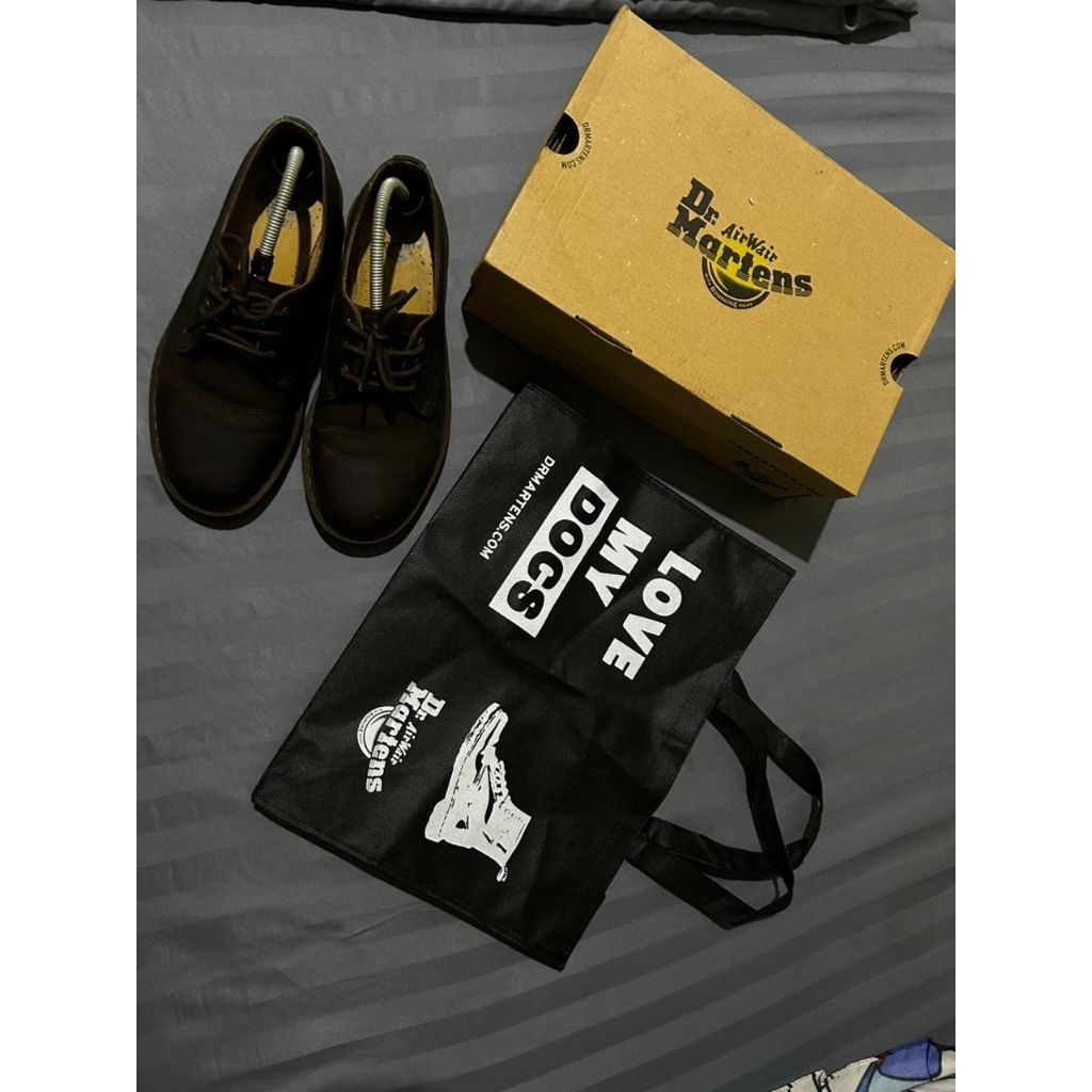 Dr. Martens 1461 Drak Brown Crazy Horse Original Vietnam - size 41